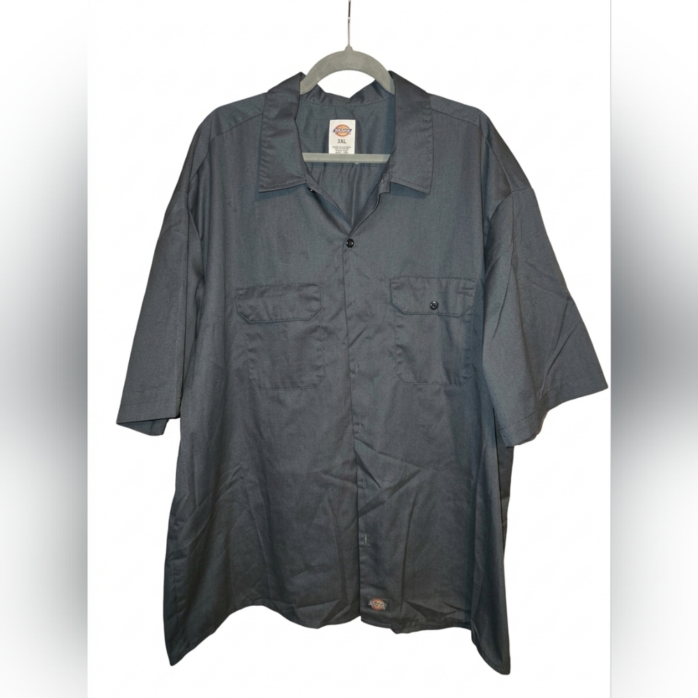 Dickies Men's Grey Mechanic Work Shirt Size 3XL Brand New No Tags